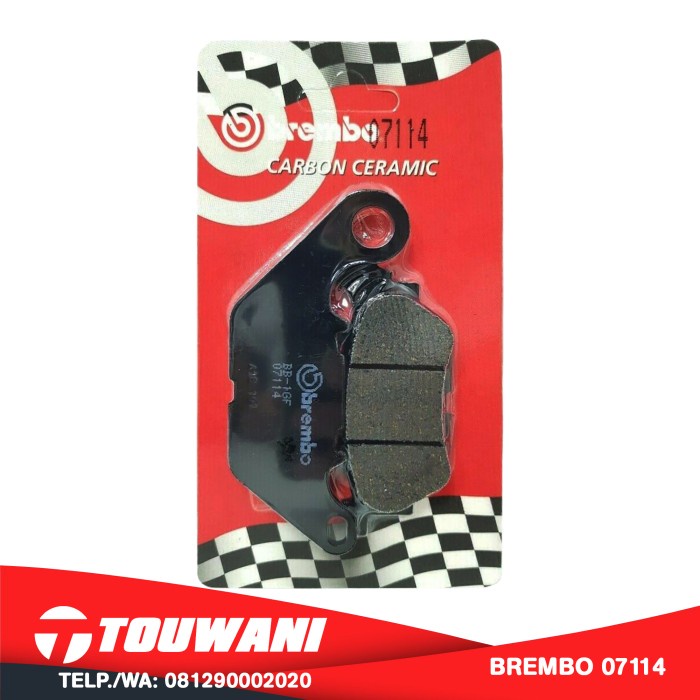 Kampas Rem Brembo Carbon Ceramic 07114 Yamaha R15 Vixion Old Byson