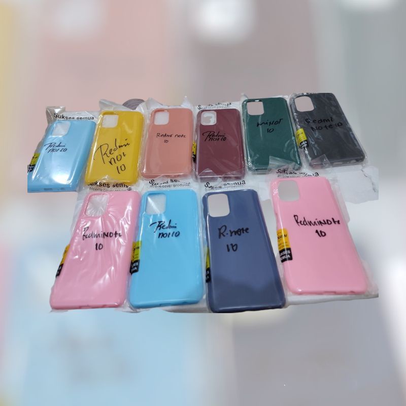 CASE MACARON REDMI NOTE 10