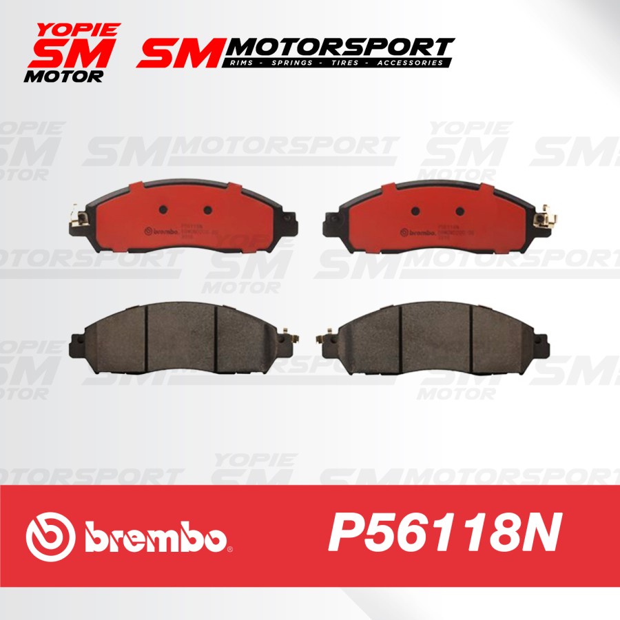 BREMBO Brake Pad Kampas Rem NAVARA D23/TERRA D23 - P56118N (F)