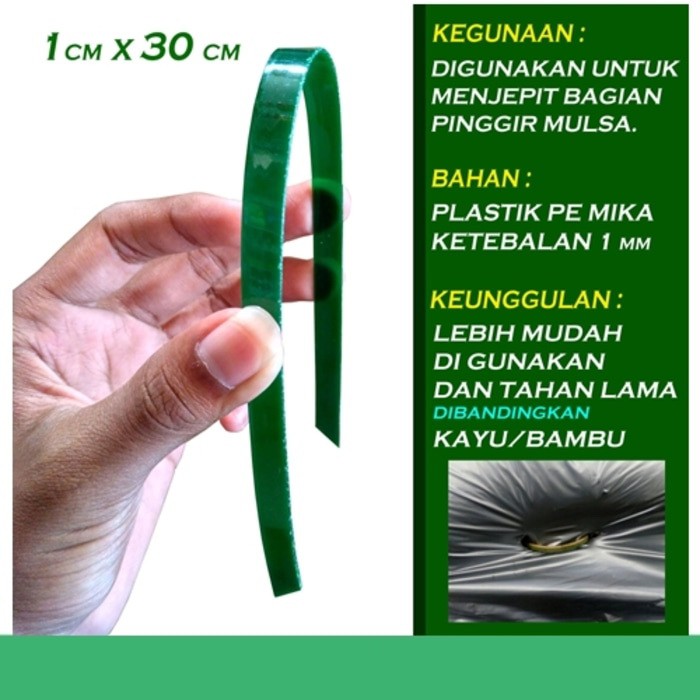Alat Penjepit Plastik Mulsa Pengganti Kayu / Bambu / Pertanian Modern