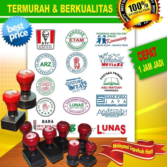 

MENYURAT-SURAT- STEMPEL OTOMATIS/DESAIN CUSTOM/MURAH BERKUALITAS - TANPA TINTA, KECIL -SURAT-