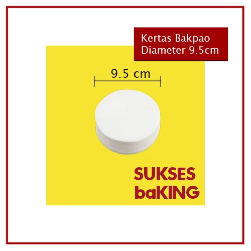 

[ECER] Bakpau Paper Dia. 9.5 cm (White) - Kertas Alas Bakpau