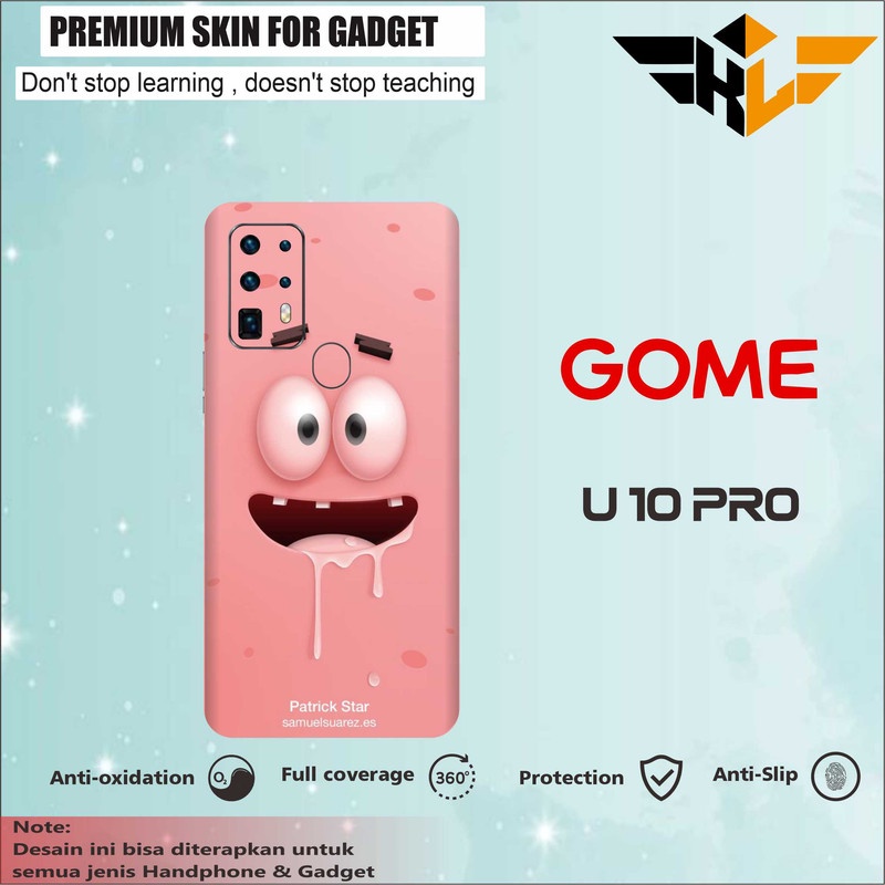 Beli 1 Geratis 1 SKIN HANDPHONE GOME U10 PRO  PATRIK STAR