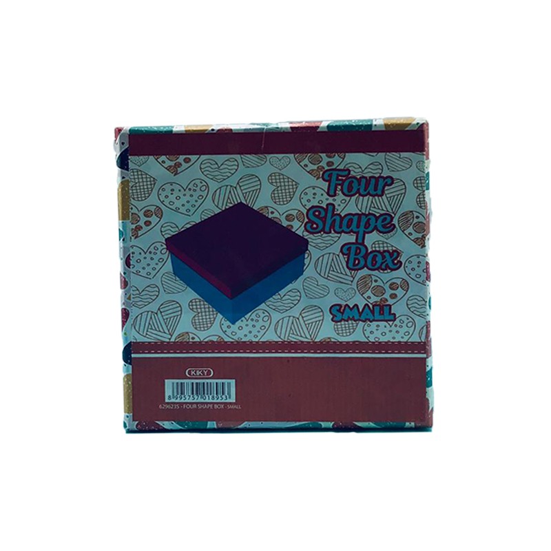 Kiky / Four Shape Box / Box Kado / Box Serbaguna / Small (S)