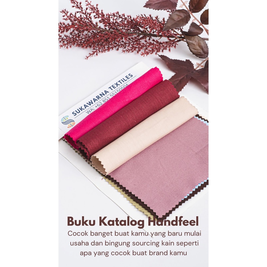 Sukawarna Buku Katalog Handfeel / Bahan / Sample Kain