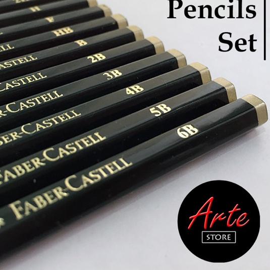

SALE✅Pensil Gambar - Faber Castell Graphite Pencil Set isi 12 / 14 / 16 pcs|RA5
