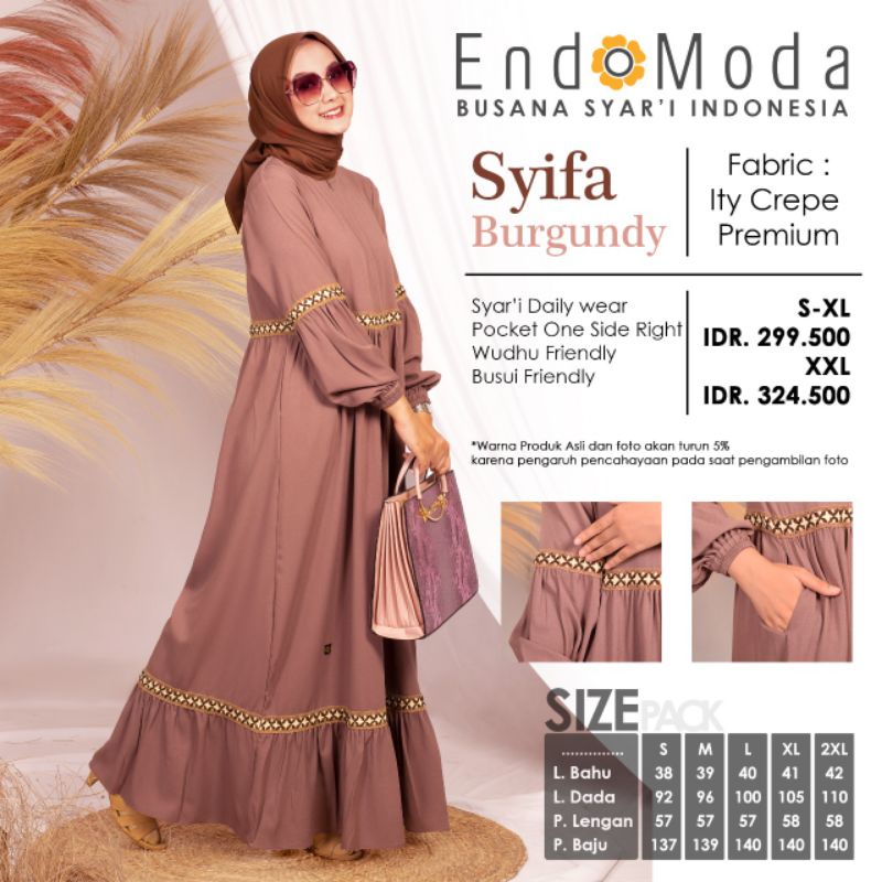Gamis syifa by endomoda