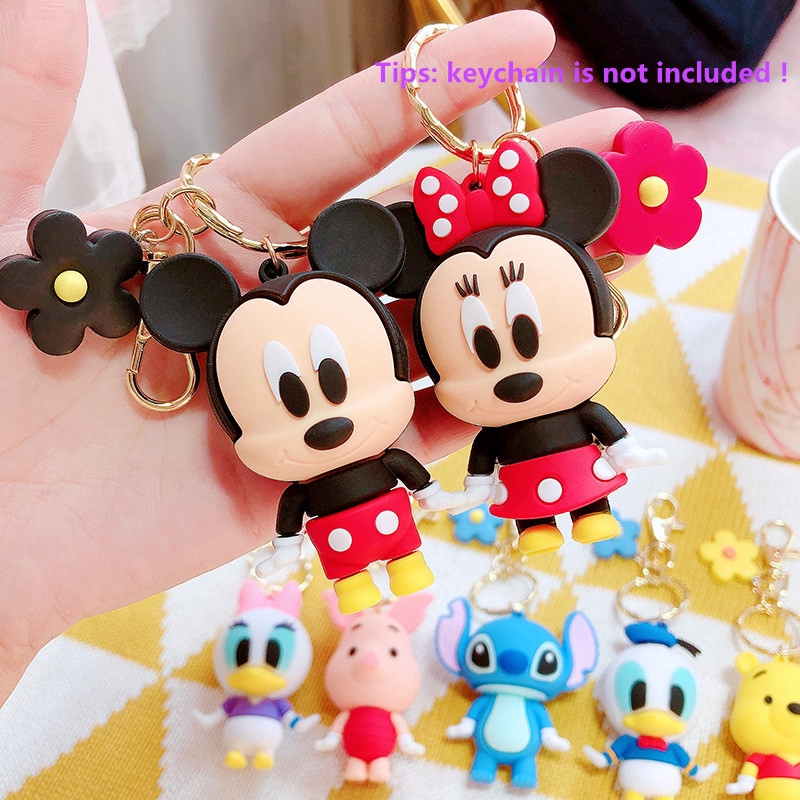 Gantungan Kunci Desain Kartun Winnie The Pooh Mickey Donald Duck Untuk Dekorasi Tas Mobil