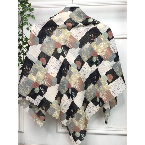 kerudung segi empat motif ciara original milyarda hijab