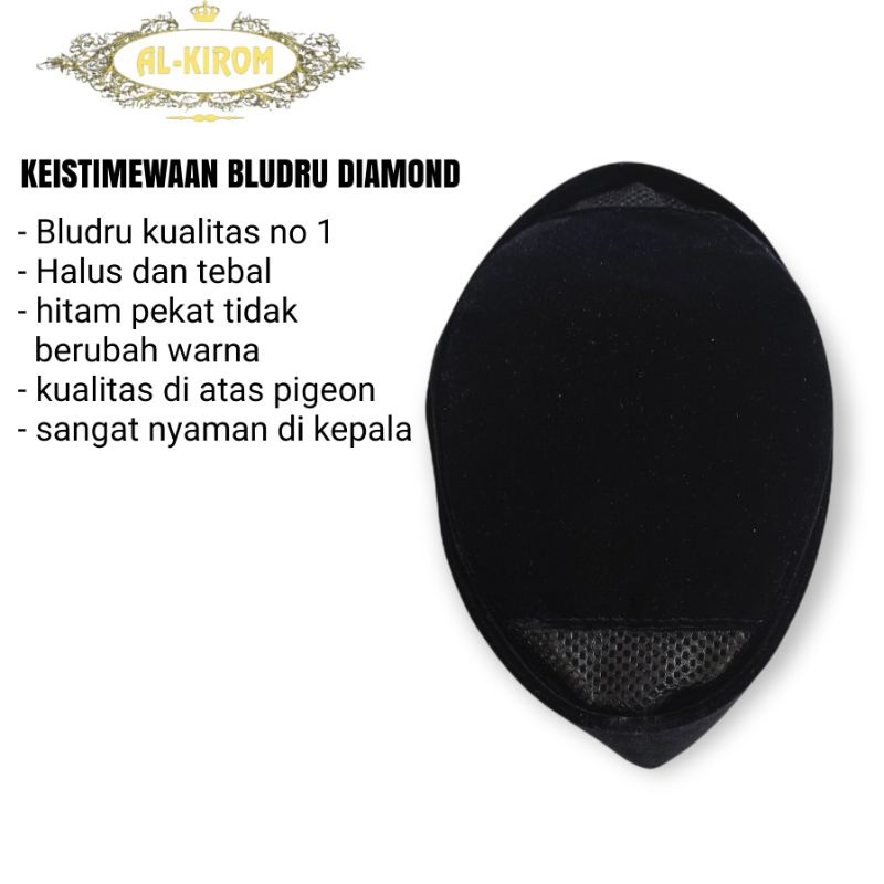 PECI SONGKOK NASIONAL HITAM &quot;AL-KIROM&quot; PREMIUM AC