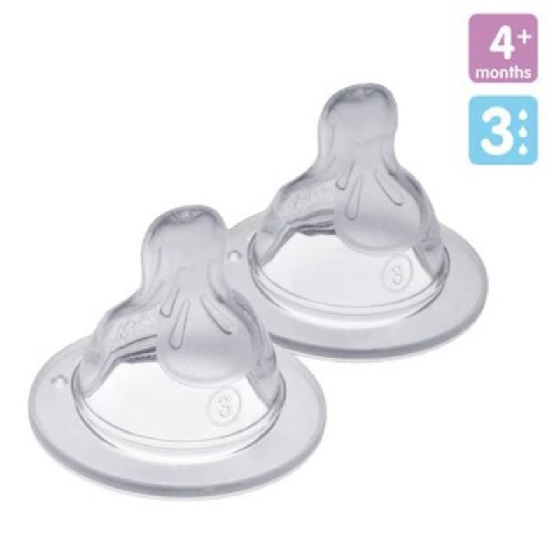 MAM TEAT Nipple Dot Wide Neck isi 2pcs