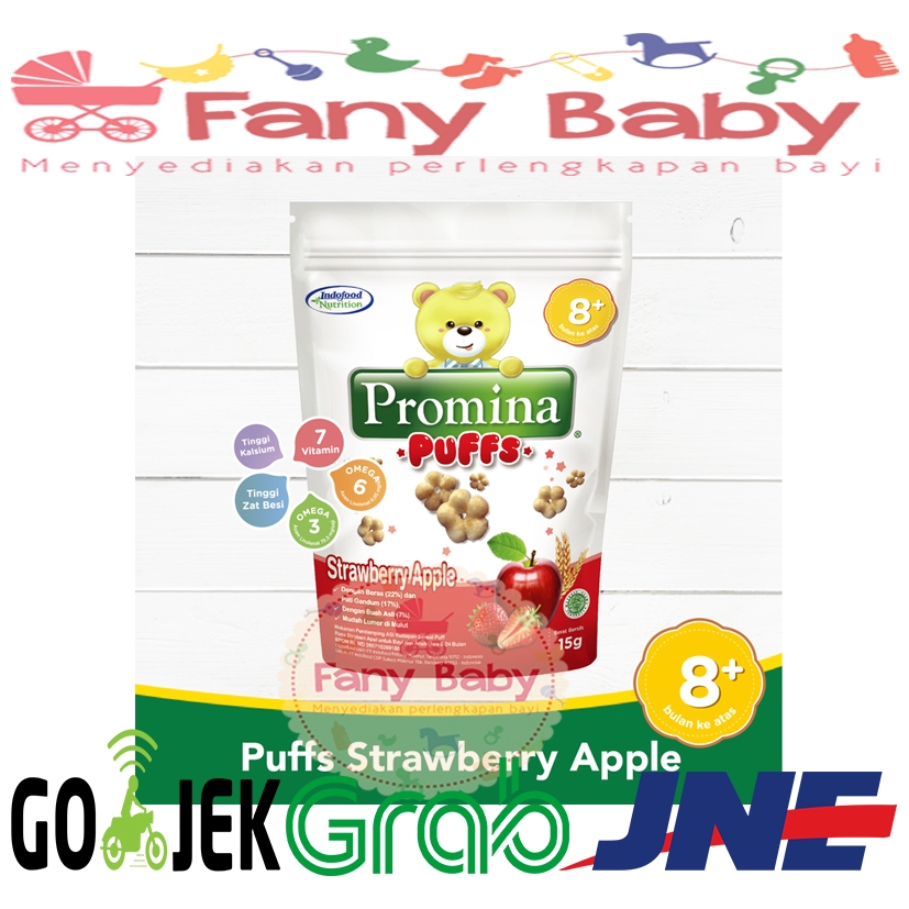 PROMINA PUFF STRAWBERRY APPLE 15GR