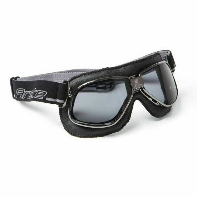 Ariete vintage black leather goggle