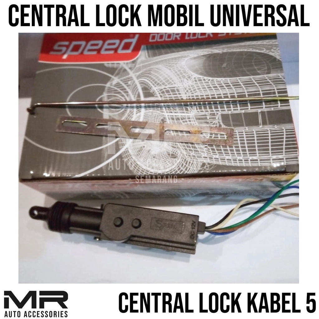 Anakan Pistol Central Lock Kabel Kaki 5 Sentral Lock Mobil Universal