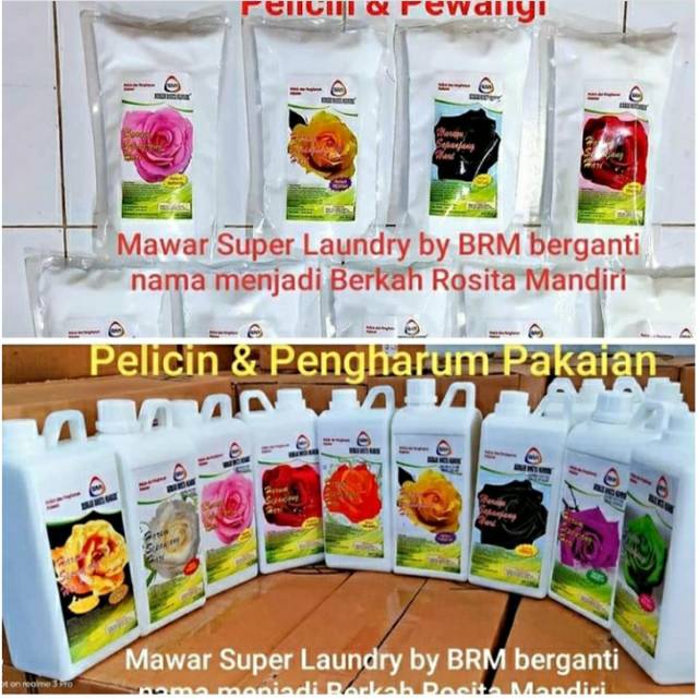 Mawar Super Laundry Pewangi & Pelicin Pakaian