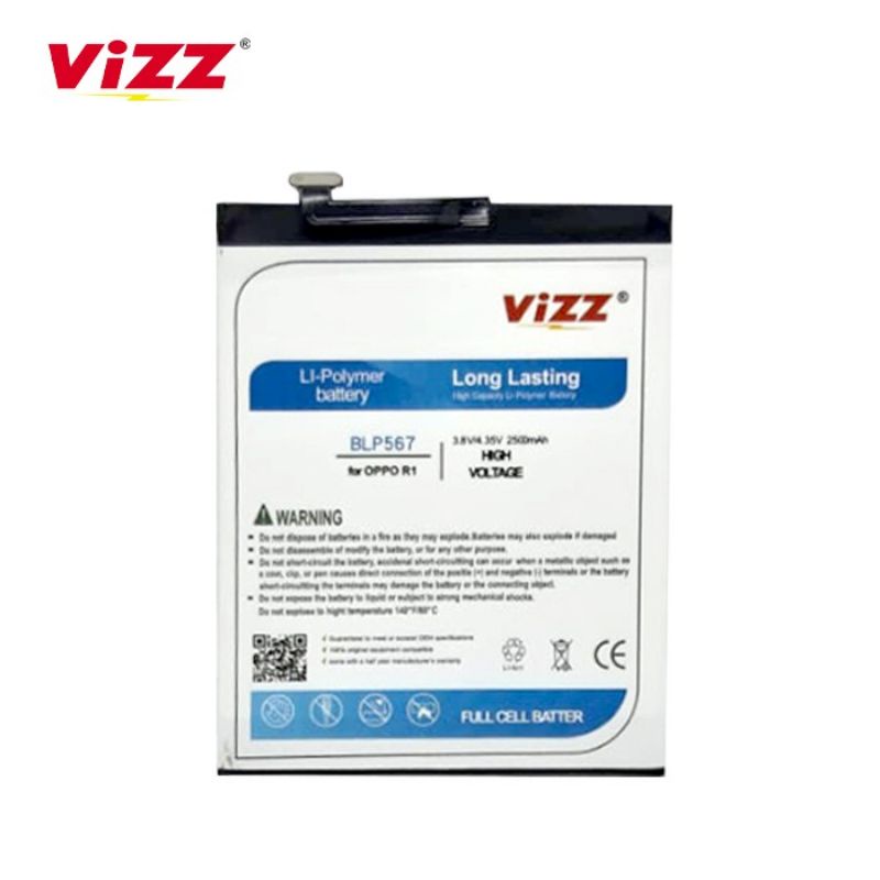 Baterai Vizz Oppo BLP567/R1