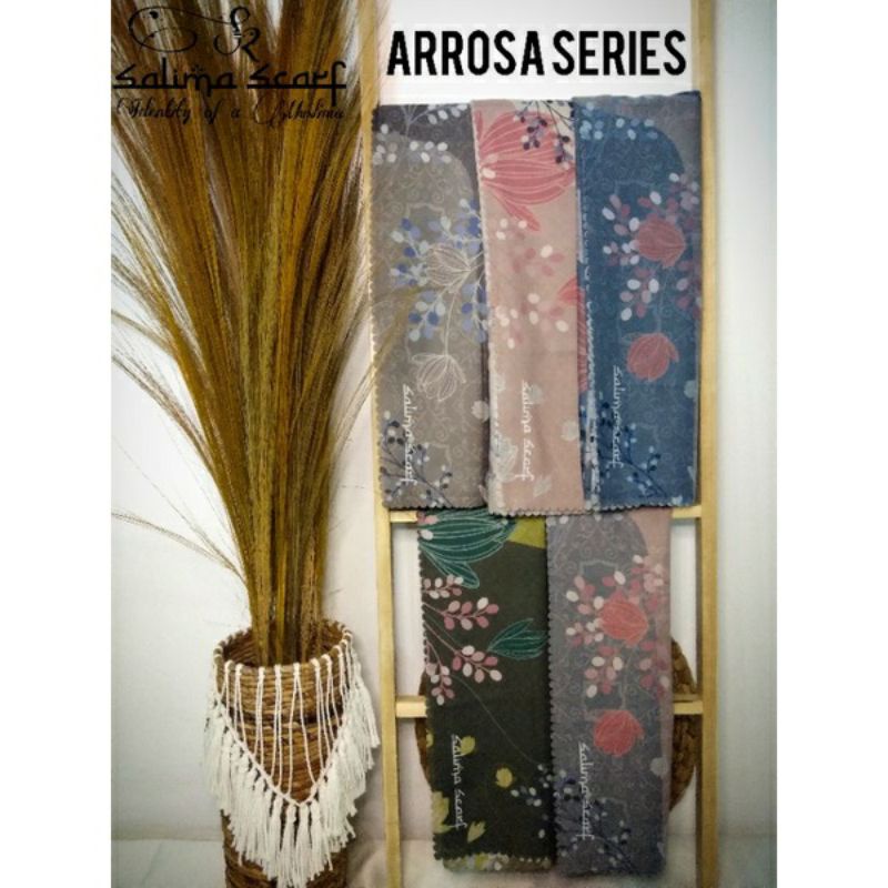 Hijab Motif /Jilbab Print Voal Arrosa Series by Salima Scarf
