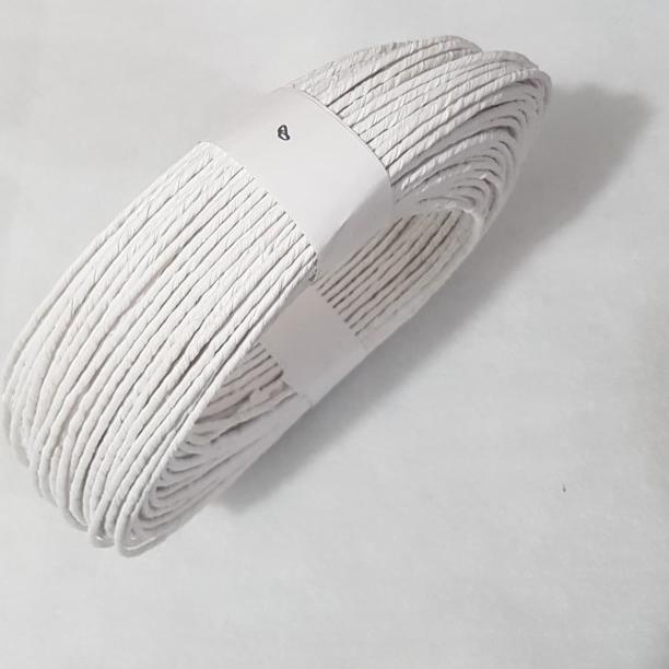 

❅ TALI KERTAS PAPERBAG DLL 3MM ISI 100METER - PUTIH 3MM S6, 100 METER ♚