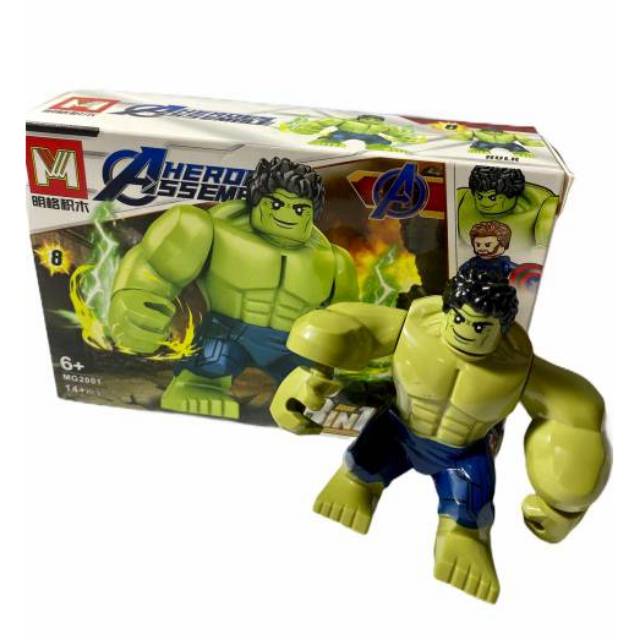 Lego satuan avengers hulk ironman 