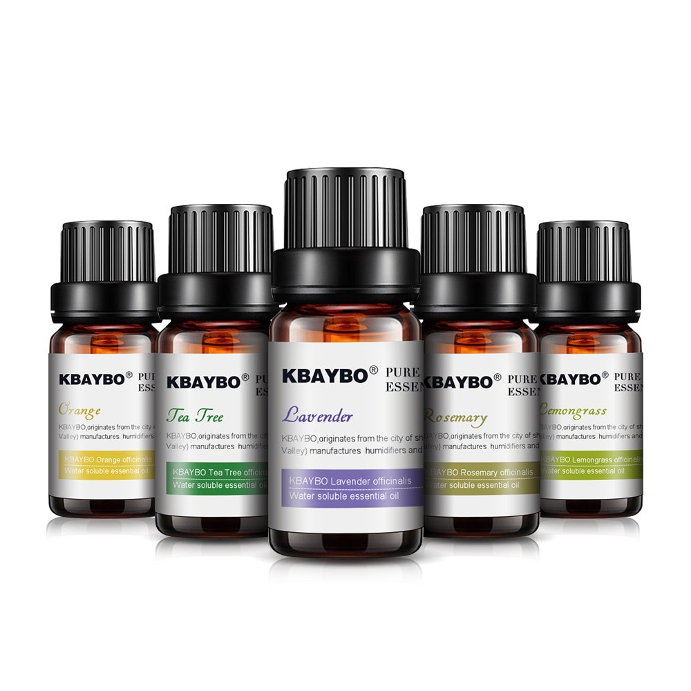 Kbaybo Pure Essential Oil Water Soluble Diffuser Aromatherapy 10ml 6 pcs In Box - K-E2