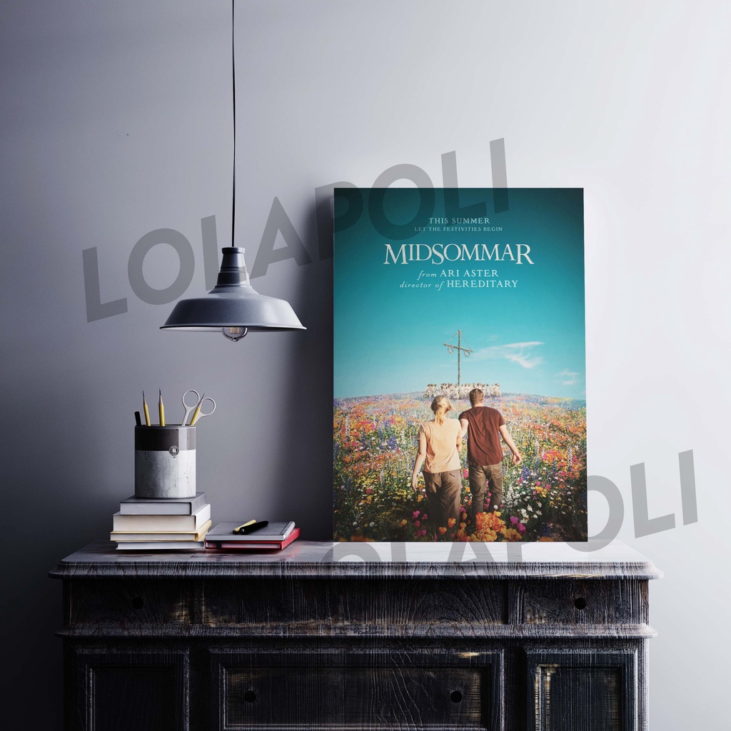 Hiasan Dinding Poster Kayu - Midsommar