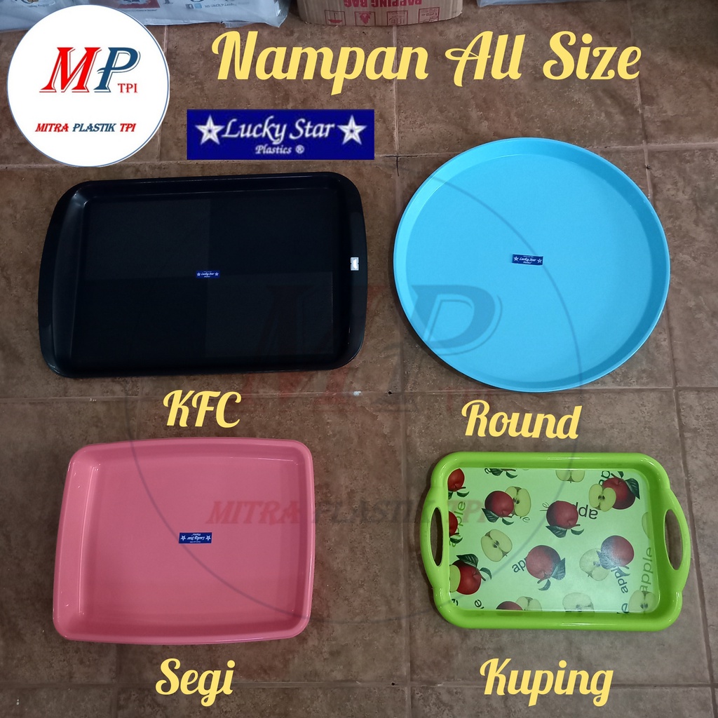 Nampan Bulat Besar Lucky Star / Baki Serbaguna