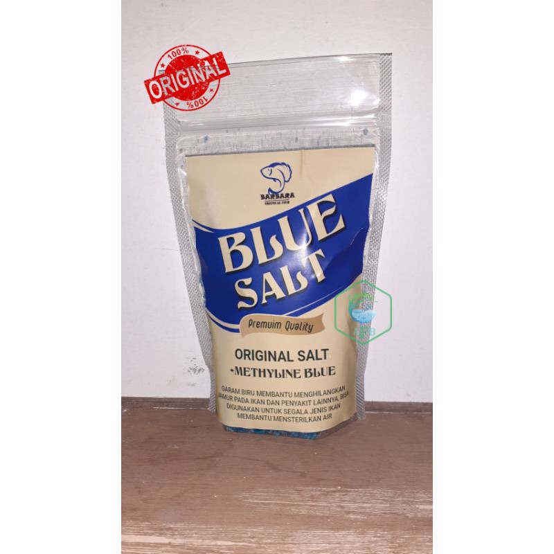 

BLUE SALT 250GR GARAM BIRU ANTI JAMUR OBAT JAMUR IKAN