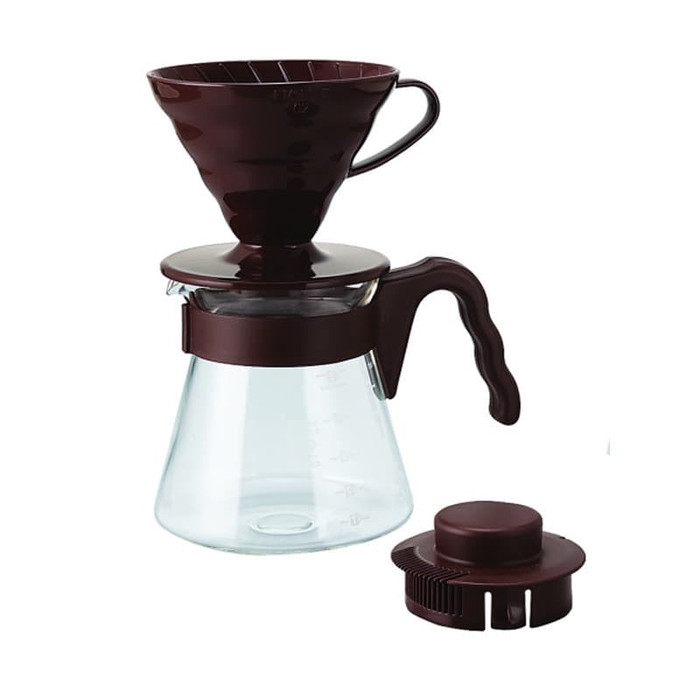 HARIO V60 COFFEE SERVER DRIPPER POUR OVER KIT | VCSD-02CBR &amp; VCSD-02R