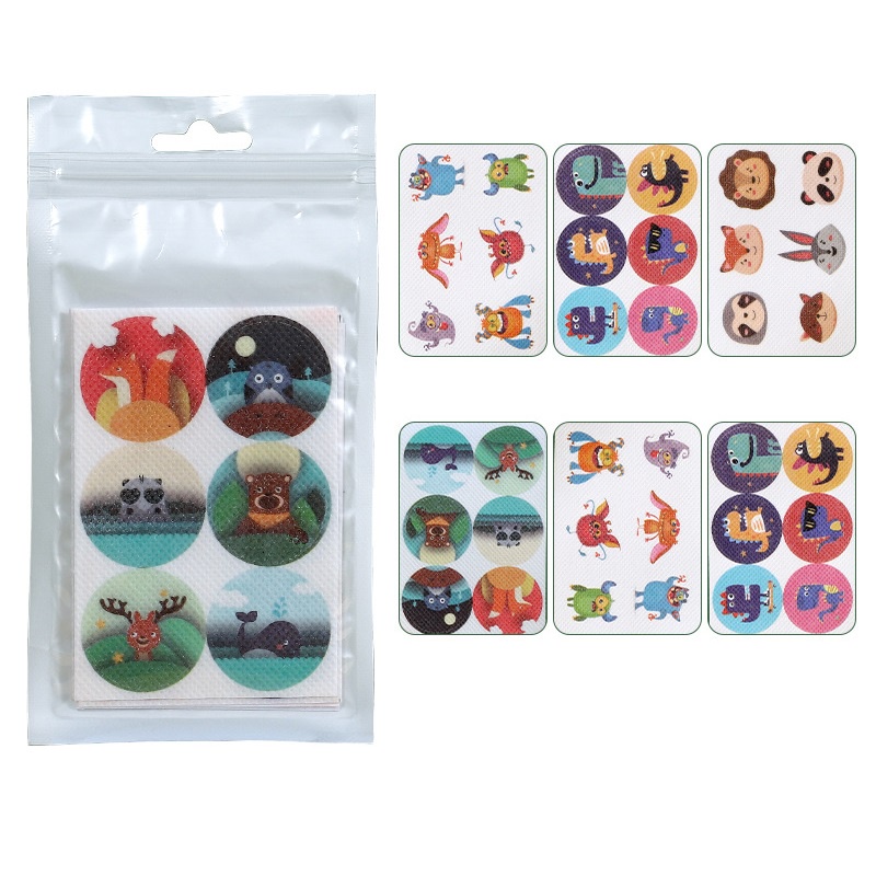 Stiker Pengusir Anti Nyamuk / Mosquito Repellent Sticker 36 Pcs RANDOM