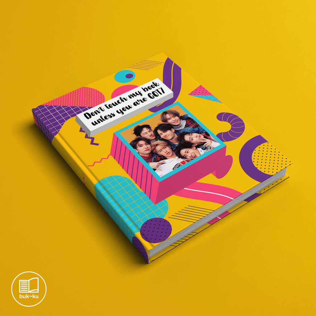 

Buku custom motif got7 notebook sekolah kuliah catatan