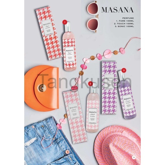 MASANA EAU DE PARFUME FOR WOMEN 100ML Original - Tangkusen