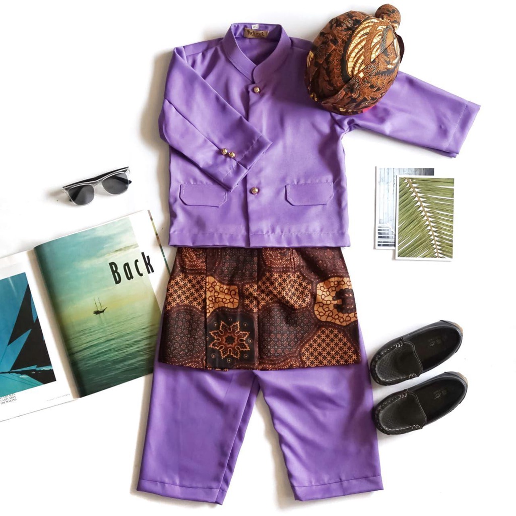 Basofi/Setelan Basofi Anak dan Dewasa/Kostum Basofi Warna Ungu