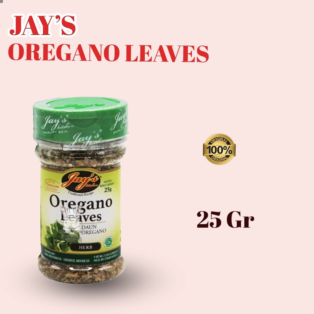 

Jay's Oregano Leaves / Daun Oregano Kering - 25gr