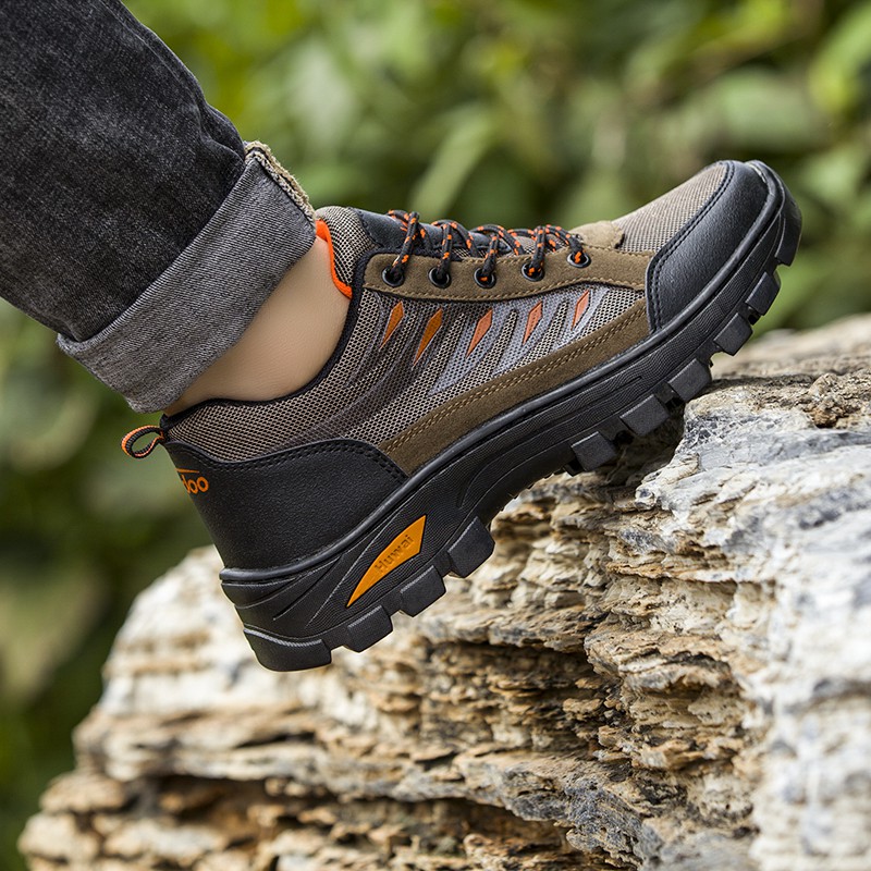 Highland Sepatu Hiking Olah Raga Pria Tahan Air Luar Ruangan Non-Slip Panjat Tebing Shoes MH201