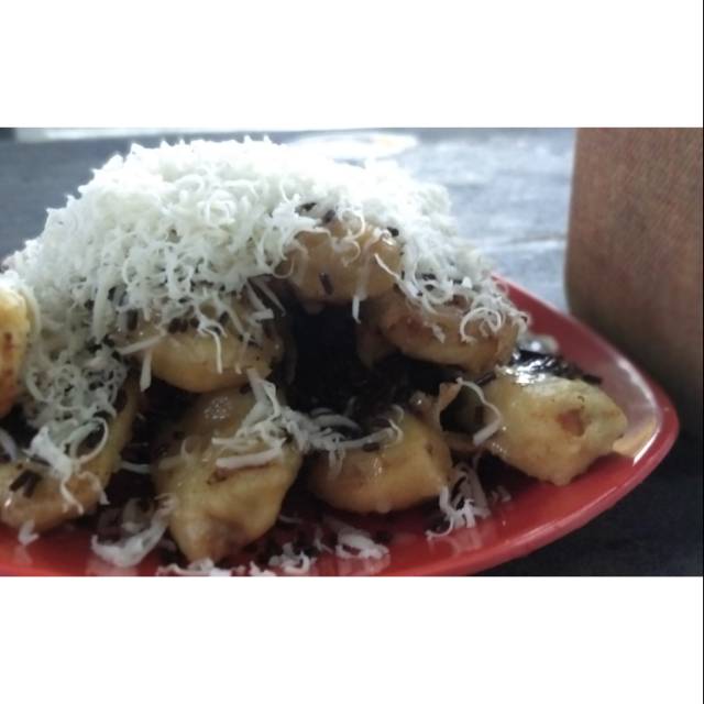 

Pisang Goreng Topping Keju