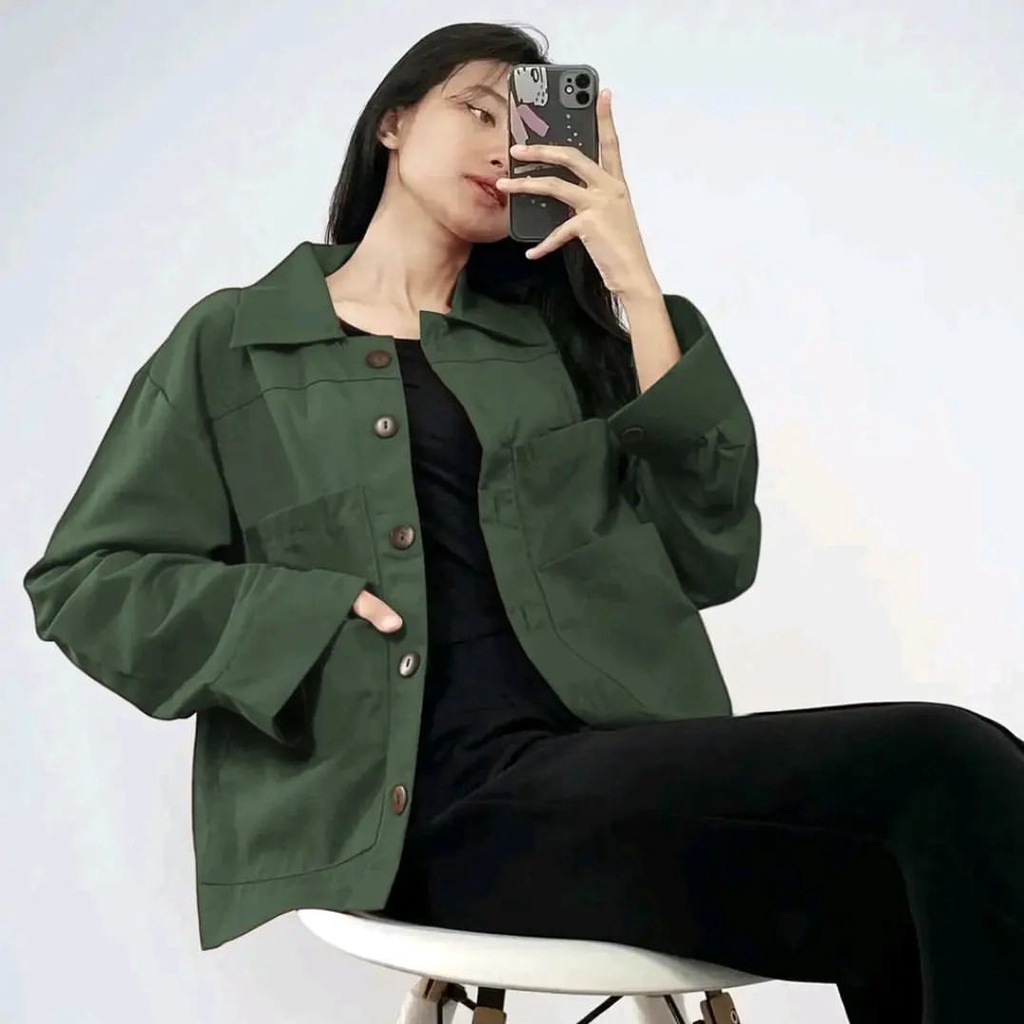 RAQUEL JACKET - JAKET WANITA - ATASAN OVERSIZE