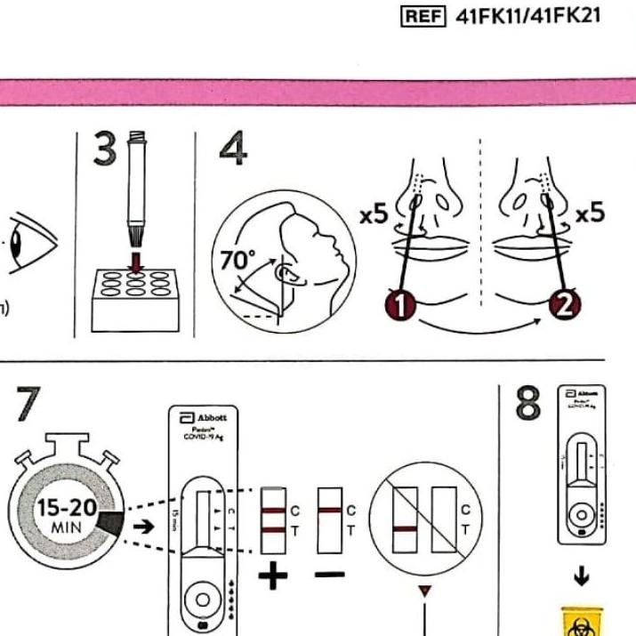 Test Swab Antigen Abbott NASAL 1 Pcs