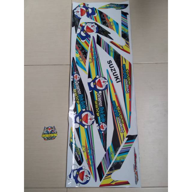 STRIPING VARIASI SATRIA FU OLD / BARONG DORAEMON
