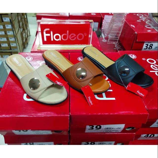 SANDAL SLIP WANITA DEWASA ( FLADEO SHOES )