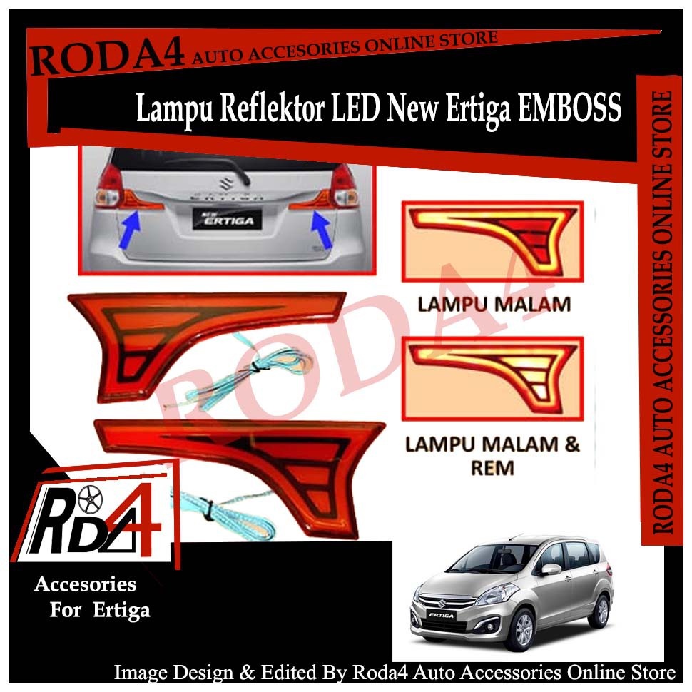 Lampu Reflektor Mata Kucing LED New Ertiga EMBOSS