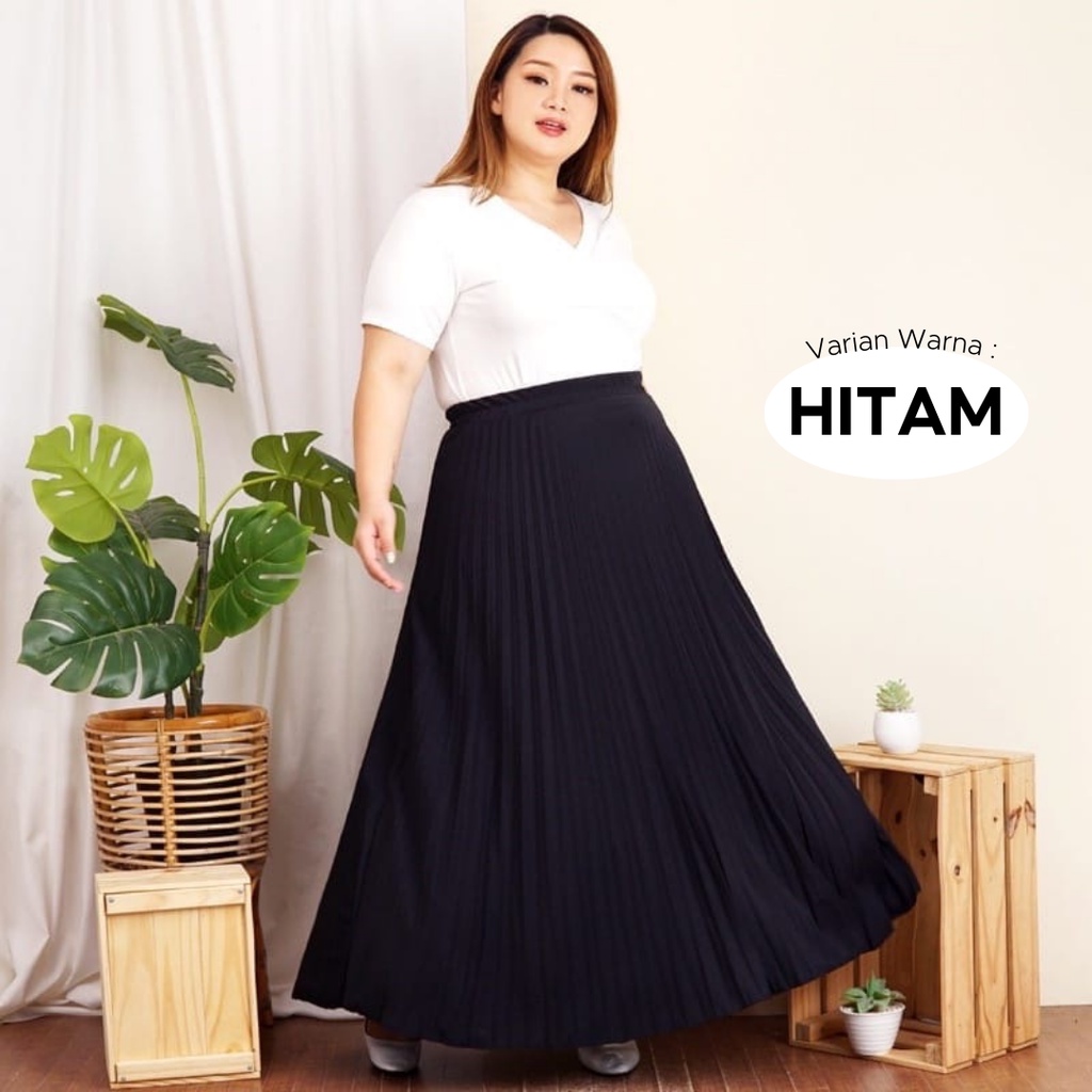 Rok Plisket Premium BIG SIZE XXL 100% Hyget Super / Rok Plisket Rempel