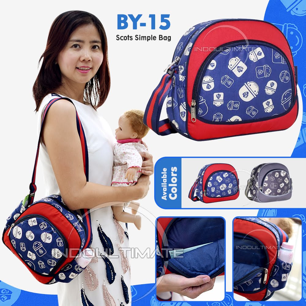 [BISA COD] 1Pcs Tas Bayi BABY SCOTS (Size MEDIUM) Tas Popok Bayi Tas Diaper Baby Diaper Bag Tas Perl