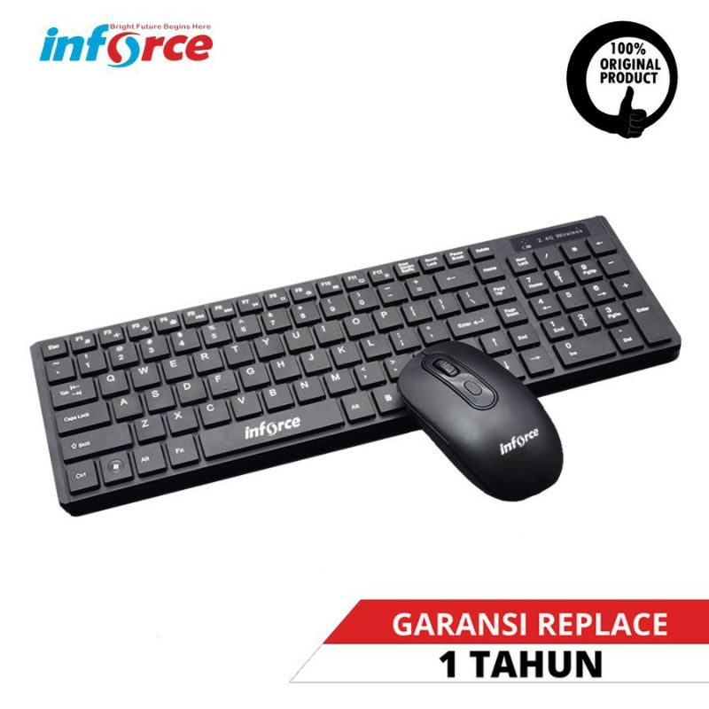 KEYBOARD MOUSE WIRELESS INFORCE KM1919 1919, KEYBOARD MOUSE WIRELESS COMBO INFORCE 1919