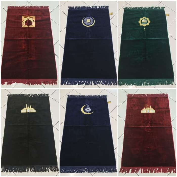 SAJADAH MADE IN TURKIYE POLOS /SAJADAH MOTIF BORDIR