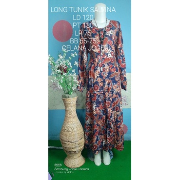 LONG TUNIK TEMBAKAN SALVINA