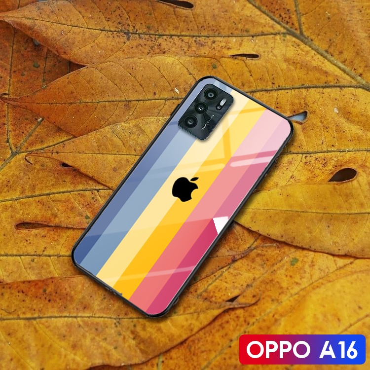 Kesing hp oppo A16 Rainbow - IC78 - casing hp oppo A16 - case oppo A16 - casing oppo A16 - softcase oppo A16 - silikon hp oppo A16 - pelindung hp