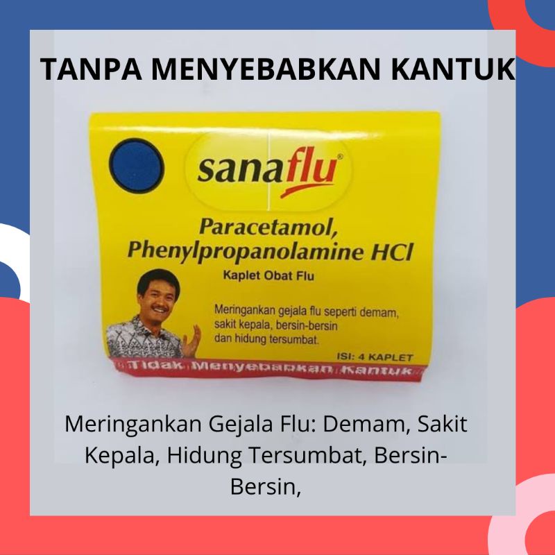 SANAFLU OBAT FLU TANPA KANTUK PERSTRIP