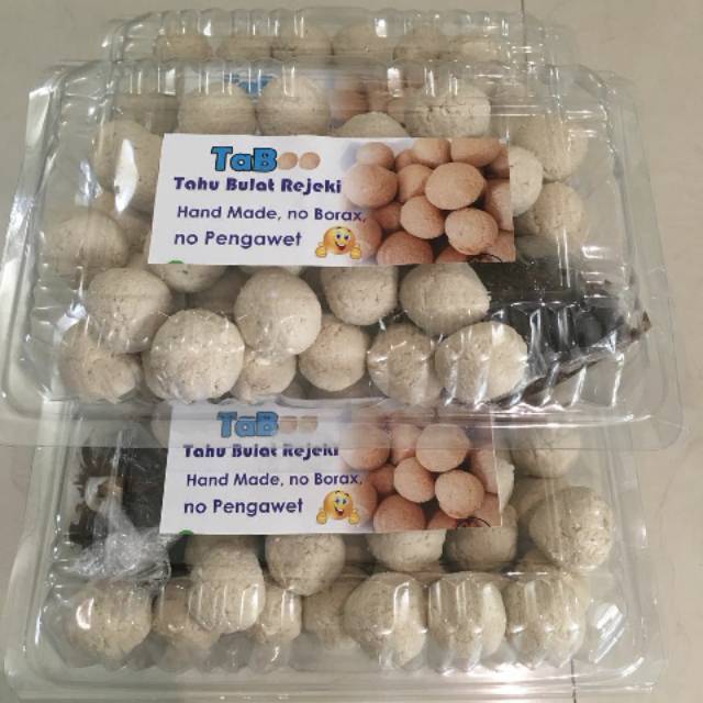 

Tahu Bulat Rejeki 1 pack isi 40 pcs Lengkap dengan Petisnya