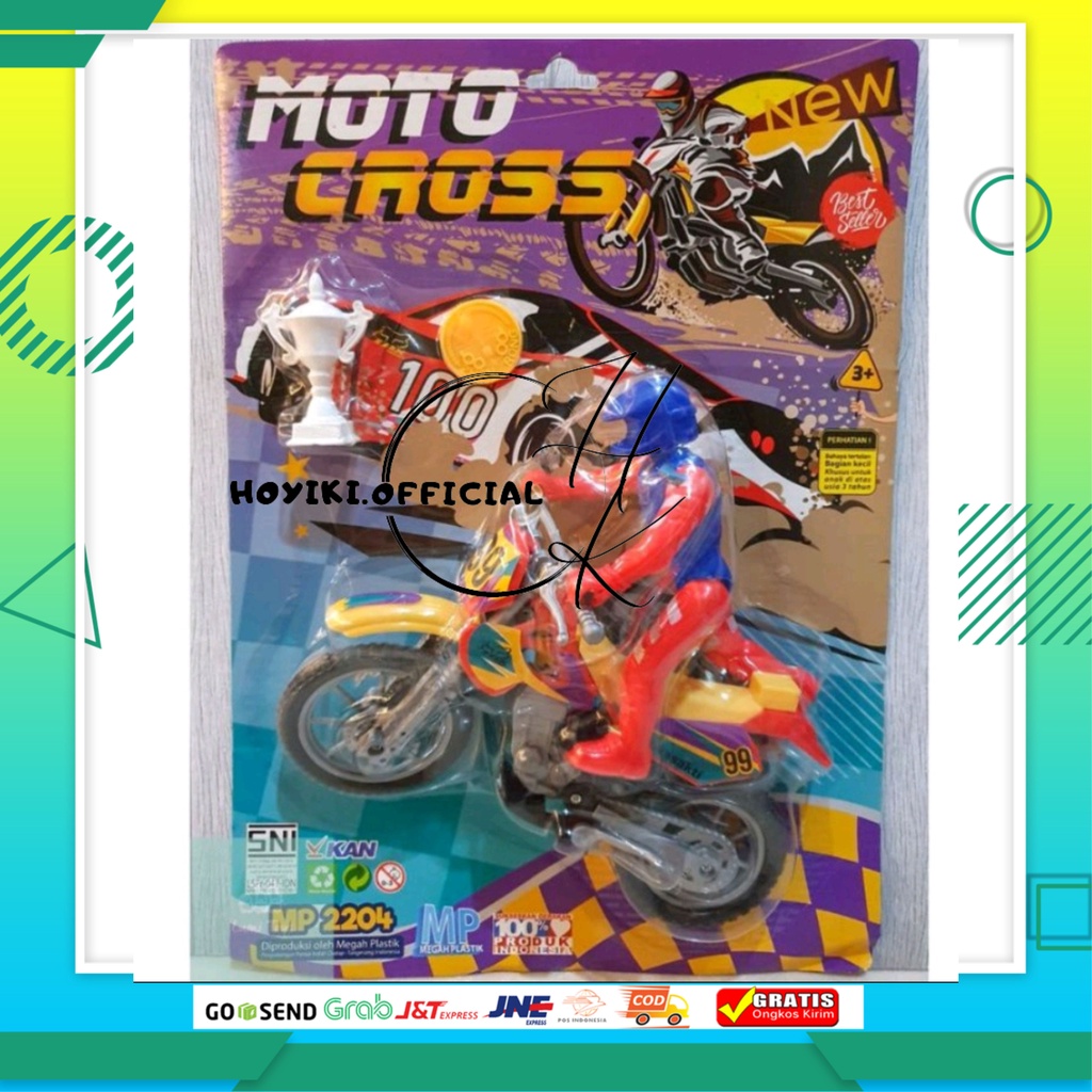 MP-2204 Mainan Anak Motorcycle Moto Cross Set MotoGP Mainan Motoran Sepeda Motor