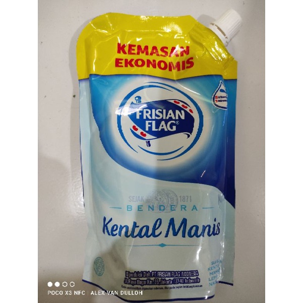 Frisian flag/susu kental manis pouch 560ml